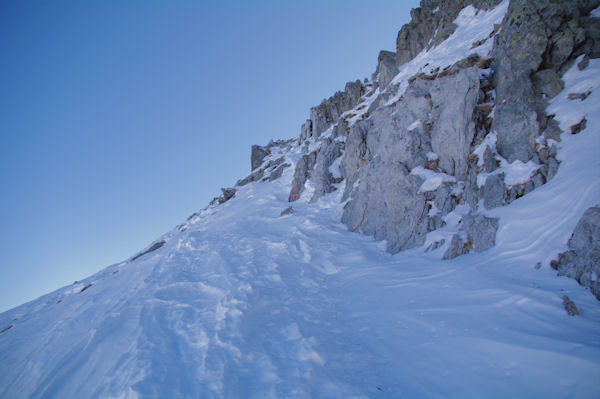 Sur le flanc Nord du Pic dels Pedrons