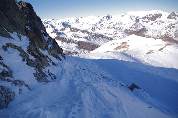 Le petit col sous le Pic dels Pedrons