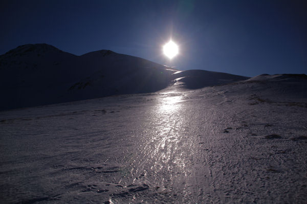 La crte Nord du Pic dels Pedrons, bien tole
