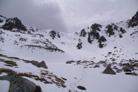 La descente de la Portella de Meranges