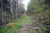 Le chemin au dessus de la valle du Riu de Querol