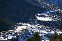 La chapelle de Sant Feliu depuis le Coll de Juvell