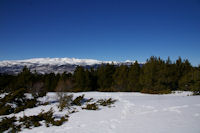 Le massif du Carlit depuis le Coll de Juvell