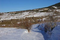 Depuis la Serrat de Sant Miquel en descendant vers la Coma Enlla