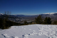 Vue sur la Cerdagne Espagnole depuis la Devesa d'en Poch