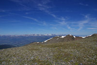 Le Puigmal de Llo, la Cerdagne et le massif du Carlit au fond