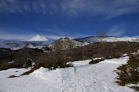 Au centre le Serrat de Castella depuis la Socarrada