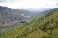 Le Sud du vallon du Riu de Querol depuis Serrat dels Camps