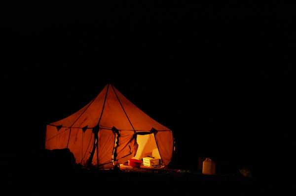 Bivouac by night