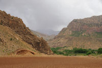 L'entree des gorges d'Arrous