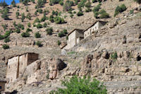 Des maisons typiques peu avant Ait Imi