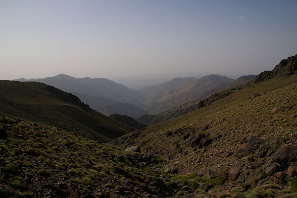 L'Oued Timlilt et la valle d'Azaden au fond