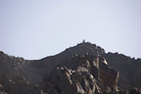 Enfin on voit le sommet du Toubkal et sa pyramide