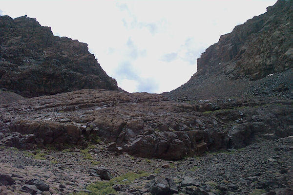 La brche d'accs au Toubkal