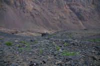 Le refuge du Toubkal est dj bien loin