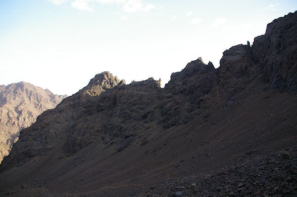 La crte Ouest du Toubkal