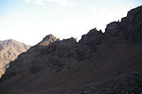 La crete Ouest du Toubkal