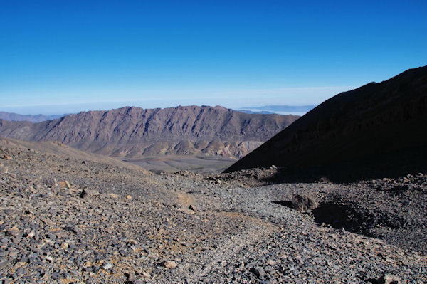 Ici,  3800m, les pentes les plus rudes son passes...