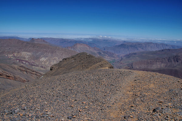 La crte Nord du M_Goun par laquelle on descend