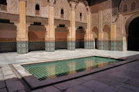 La cour principale de la Merdersa Ben Youssef