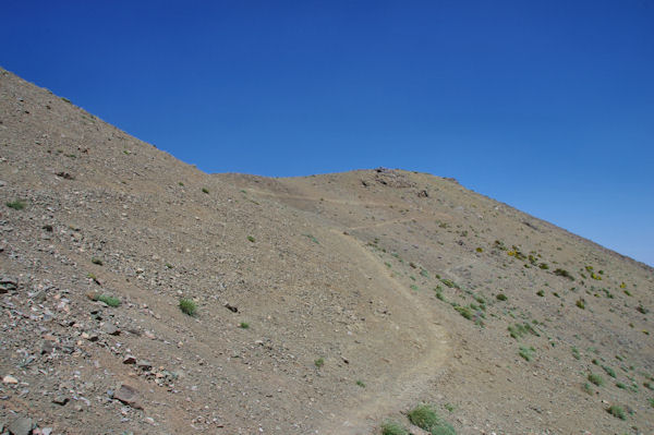 Monte au collet entre les Tizi n_Oumskiyq et Aghouri Est