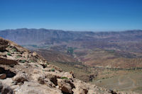 La valle des At Bouguemez en vue depuis le Tizi n At Imi