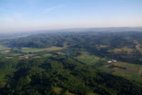 La valle du Salat sur fond de Petites Pyrnes