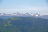 De gauche a droite, le Pic de Tartereau, le Pic de Serre Haute, le Pic de Canejan et le Pic de Crabere