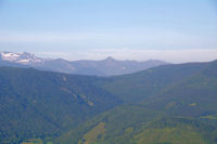 De gauche  droite, le Pic de Crabre, le Pic de l_Har, le Pic de Paumaude et le Pic de la Calabasse