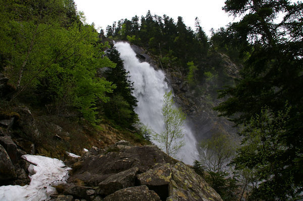 La partie suprieure des cascades d_Ars