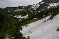 Une coule d_avalanche sous le Tuc de Lausis