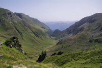 Le vallon du Saleix depuis le Port de Saleix