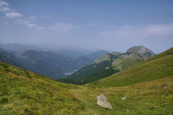 La valle du Garbet depuis le Port de Saleix