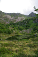 L_Etang de Labant domin par le Pic de Cabanatous