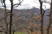 Les Gorges de Preille depuis la crte Ouest du Cap de Cambire