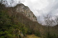 Le Roc Pointu, gardien des Gorges de Preille