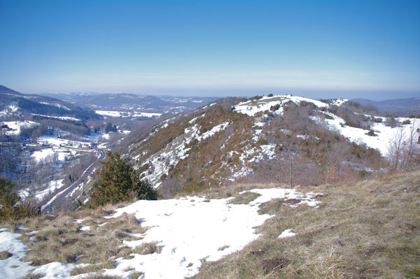 Le Col del Bouich depuis le Roc de Caralp