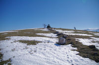 La cote 936m avant le Roc de Caralp