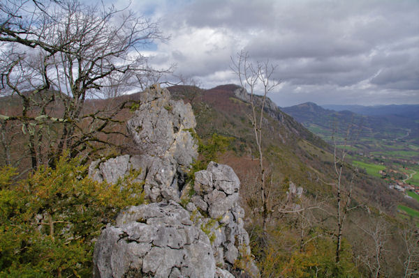 Petit col franchissable sur la crte Est du Roc de Cos