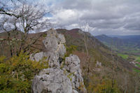 Petit col franchissable sur la crte Est du Roc de Cos