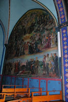 Fresque dans l_glise de Lavelanet