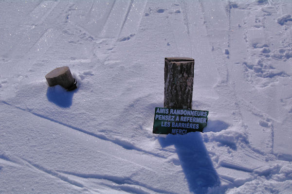 Une ide des hauteur de neige!