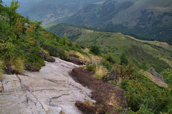 Dalle lisse sous la Dent d_Orlu