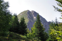 La Dent d'Orlu depuis sous le Sarrat de la Llau