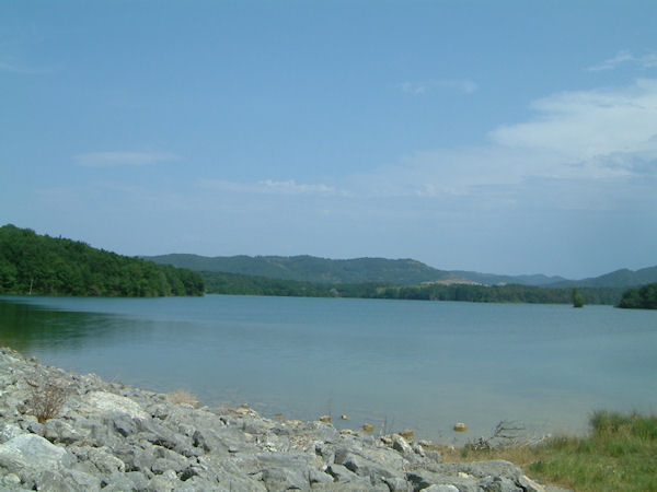 L'extrmit Sud Est du Lac Montbel