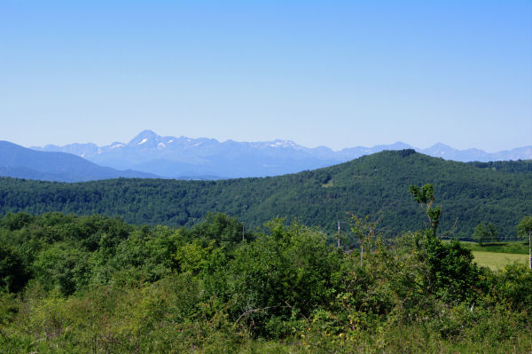 Mont Valier, Pic de Mauberm, Pic de Crabre depuis Crouzelles