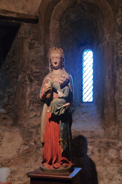 La Vierge  l_enfant dans la basilique de St Lizier