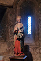 La Vierge a l'enfant dans la basilique de St Lizier