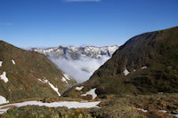 Le vallon d'Estats, au fond, les cretes du Pic Rouge de Bassies