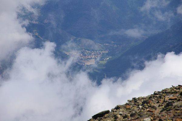 Auzat depuis le Pic du Montcalm